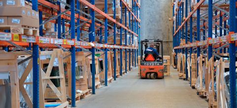 Nyt 150.000 m2 stort lagerkompleks bliver DSV’s største logistikhub i Norden.