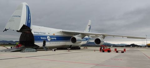 transporte aeropuerto vitoria antonov 124 dsv