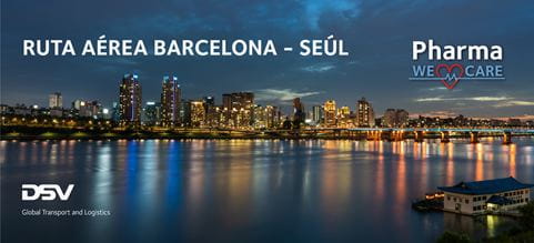transporte aereo barcelona seul