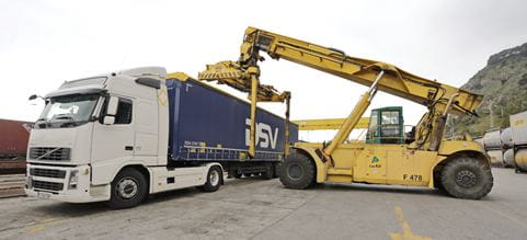 ahorro emisiones co2 carbono transporte intermodal
