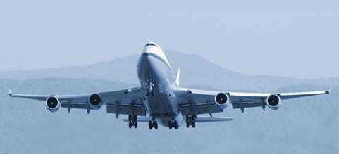 Plane taking off