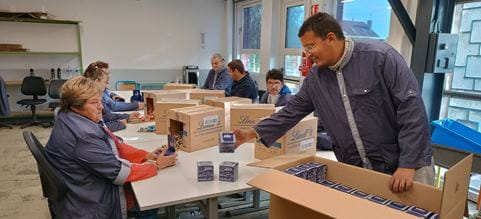 Action fin d'année 2023 avec l'ESAT de Montigny