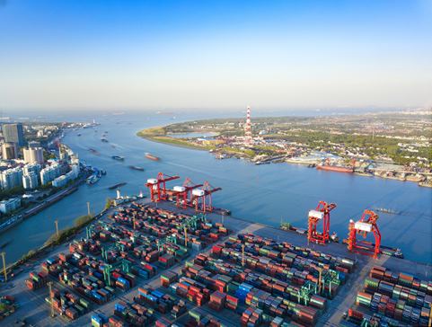 Hafen von Shanghai
