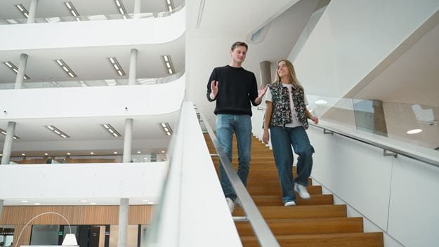 Speditørelever i DSV hovedkvarteret i Hedehusene