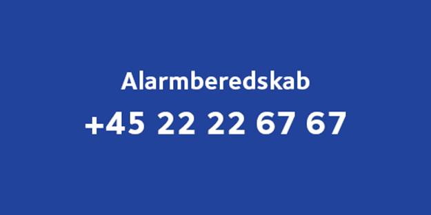telefon alarmberedskab