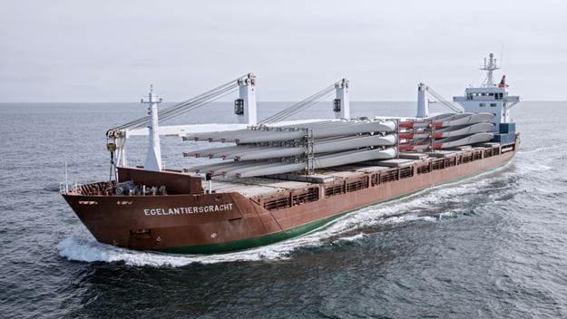 DSV projects vindmøllevinger