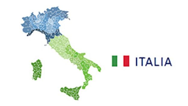 mapa codigos postales italia