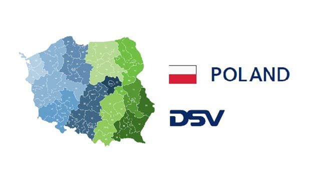 mapa codigos postales polonia