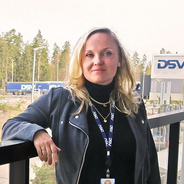 DSV Roadin myyntiedustaja Nina Mattila