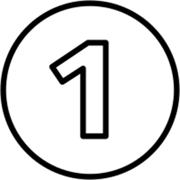 Number 1 icon