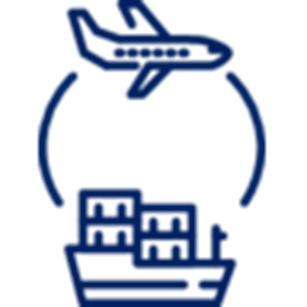 Combined sea and air freight