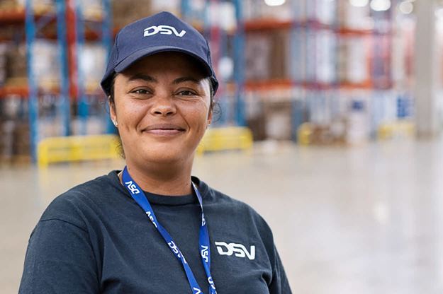 Employée d'entrepôt DSV en Afrique du Sud