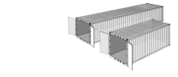 Fret maritime de conteneurs marchandises sèches