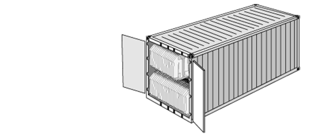 garment on hangers container sea freight