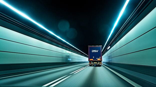 Truck in a tunnel