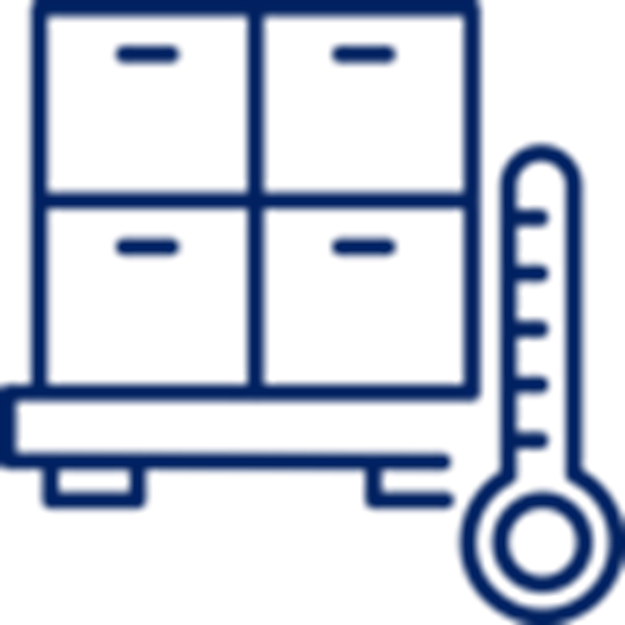 Ícono de carga con  temperatura controlada