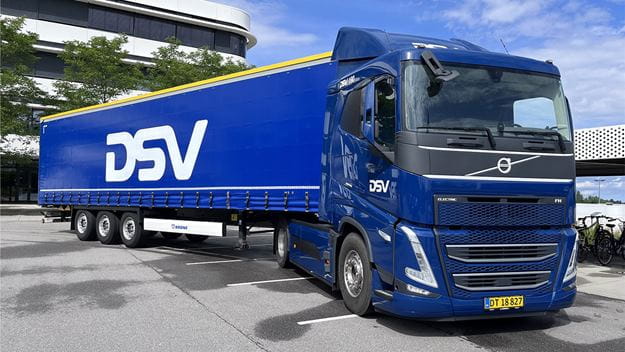 dsv transport en logistiek Volvo FH batterij elektrische vrachtwagens