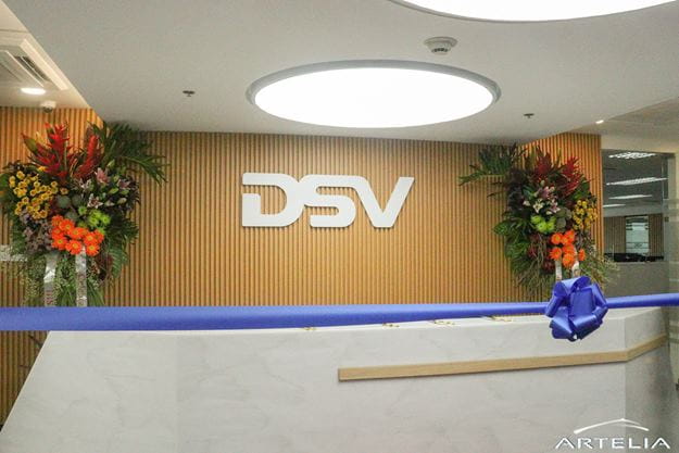 DSV's building entrance
