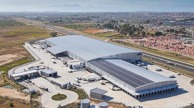 DSV warehouse facility in Cape Town South Africa