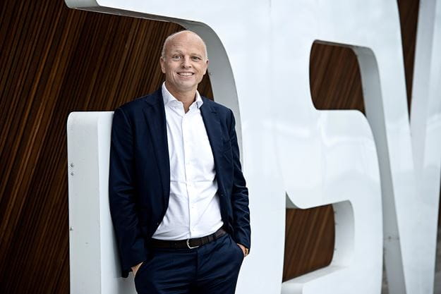 Picture of Jens H. Lund, DSV's group CEO at the DSV headquarter offices in Denmark.