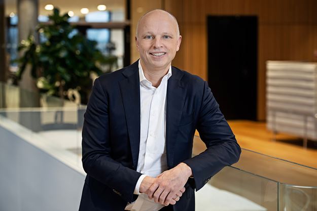 Picture of Jens H. Lund, DSV's group CEO at the DSV headquarter offices in Denmark.