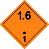 Class 1 Explosives Division 1.6