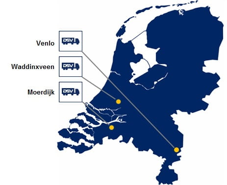 DSV Hollandi esindused