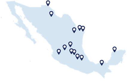 Mexico  to/from South Africa